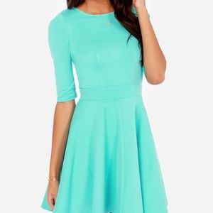 JUST A TWIRL MINT DRESS